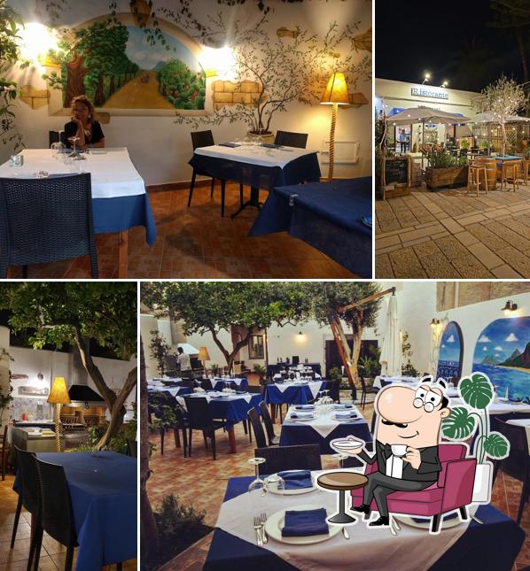 Gli interni di I Giorgini ristorante giardino