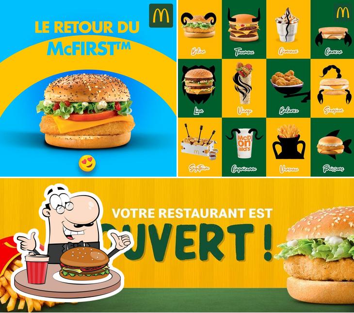 Prenez un hamburger à McDonald's