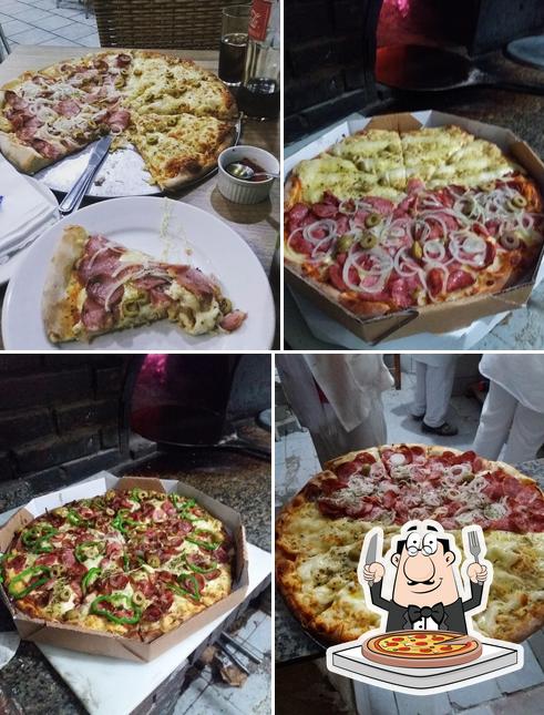 Escolha pizza no Pizzaria O Pizzaiollo