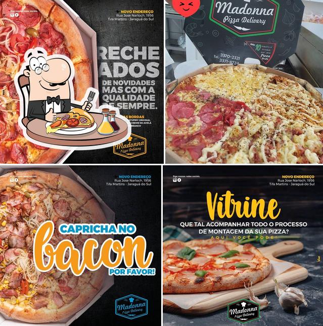 Peça diferentes estilos de pizza