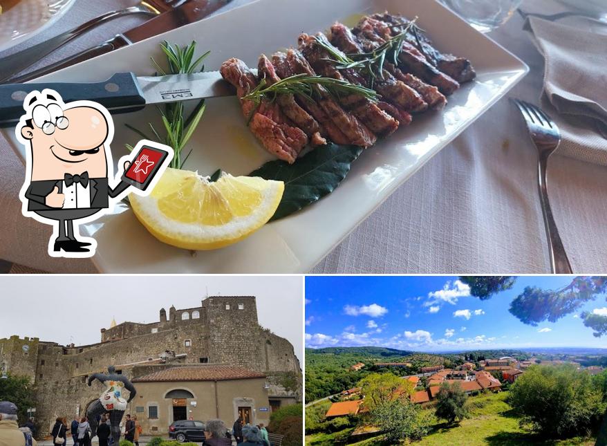 La foto di esterno e cibo da Ristorante Tullio