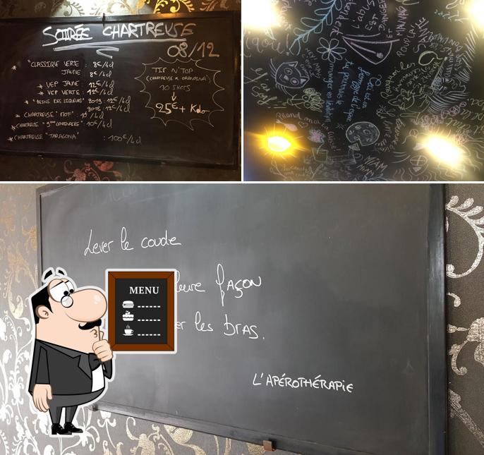 Découvrez le menu du jour sur le tableau