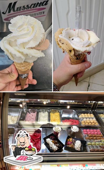 Amorino Gelato - Lyon - Part Dieu sert un nombre de plats sucrés