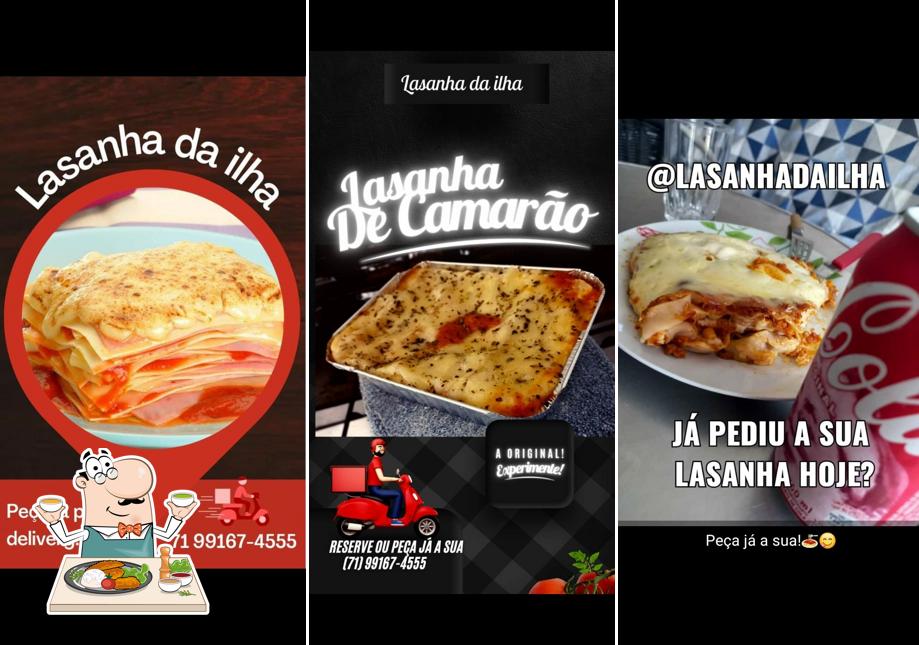 Comida em Lasanha Da Ilha Gourmet