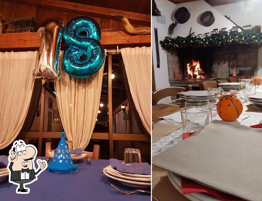 Gli interni di Ristorante dell'Agriturismo Cà Melucci
