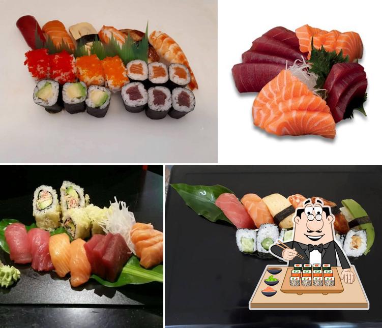 Prenez différentes options de sushi