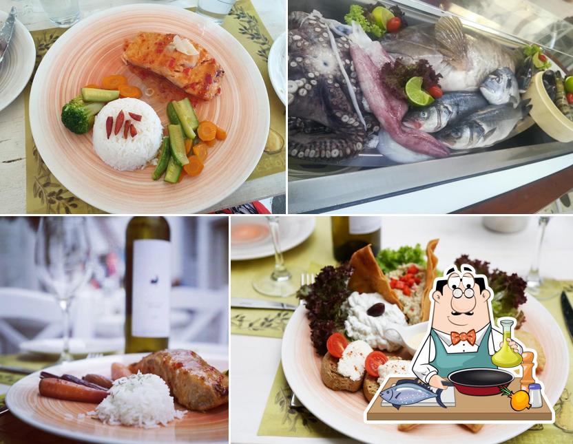 Busulas Restaurant mykonos provides a menu for fish dish lovers