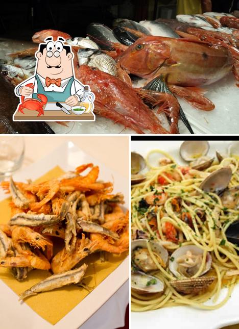 Закажите блюда с морепродуктами в "Belluccio'S"