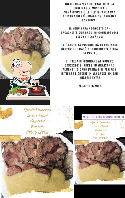 Prenditi i piatti di carne a Trattoria Bighignoli Ornella