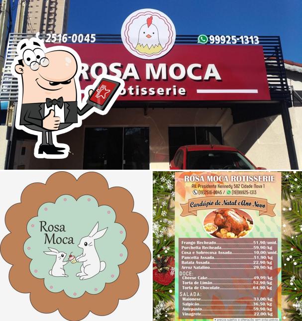 Look at the image of Rosa Moca Rotisserie e Sobremesas