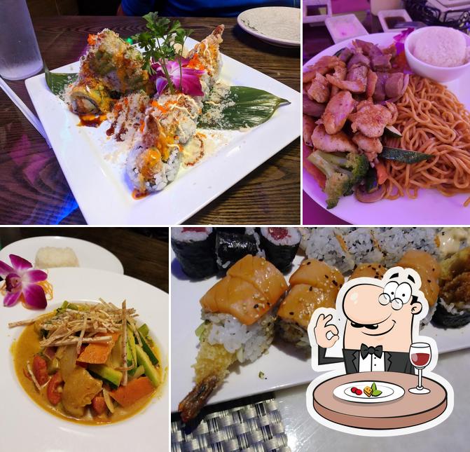 Food at Fancy Q Sushi & Thai Apopka