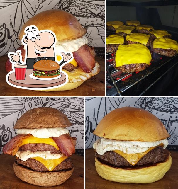 Experimente um hambúrguer no Cowboy Burguer