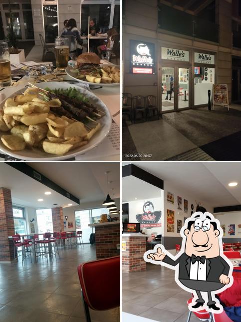 Gli interni di Walle's Burger Villafranca