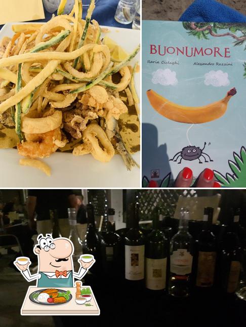 La immagine di cibo e alcol da Bagno Nettuno