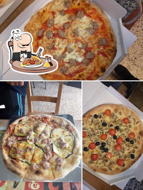 Prenez des pizzas à Pizzeria D'Asporto Riale Di Kakoui M