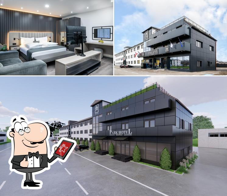 Check out the picture depicting exterior and interior at PARKHOTEL BRAUNAU - 24 Stunden Self Check-IN