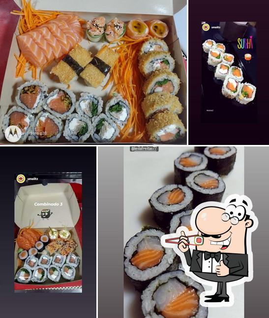 Prove diferentes opções de sushi