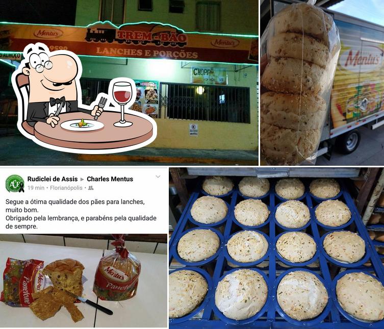 Comida em Mentu's Ind. Pães