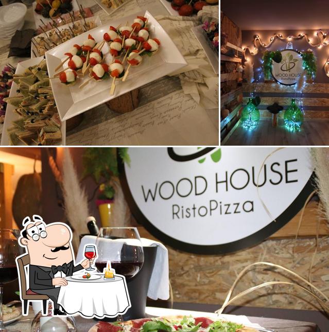 È gradevole bersi un bicchiere di vino a WOOD HOUSE Risto Pizza