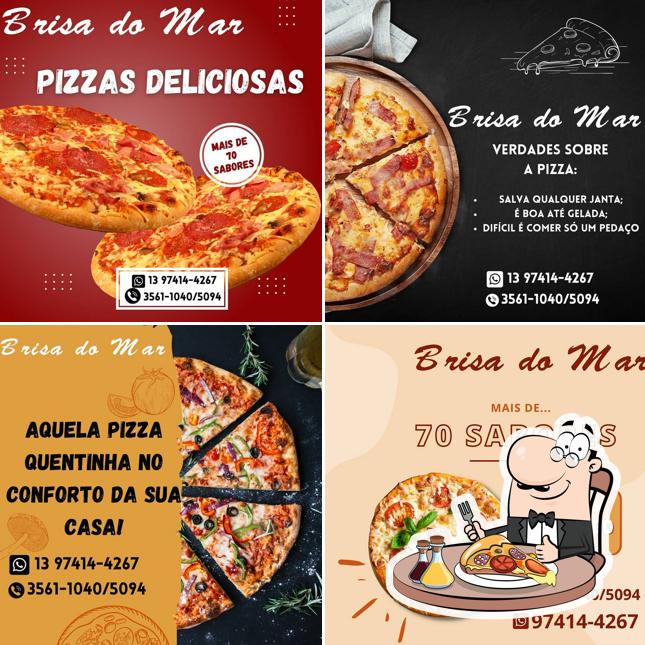 Consiga pizza no Restaurante e Pizzaria Brisa do Mar