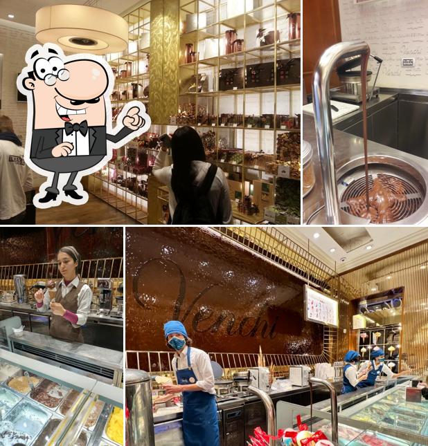 Dai un'occhiata agli interni di Venchi Cioccolato e Gelato, Roma Via degli Orfani, Pantheon