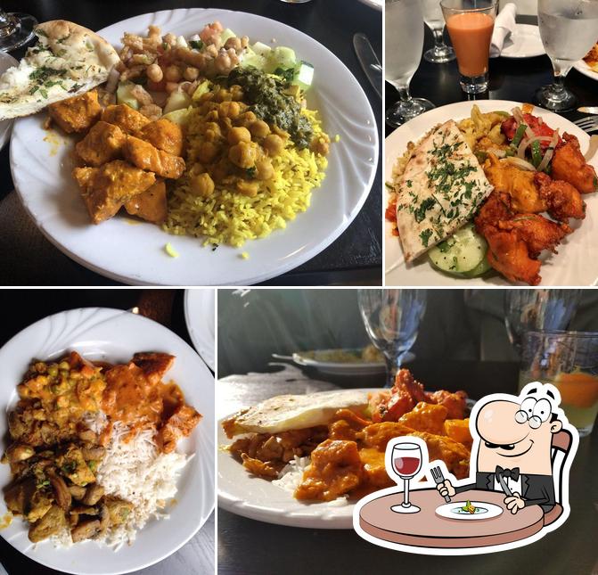 Food at Mint Indian Cuisine
