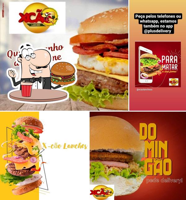 Tómate una hamburguesa en X-Cão Lanches