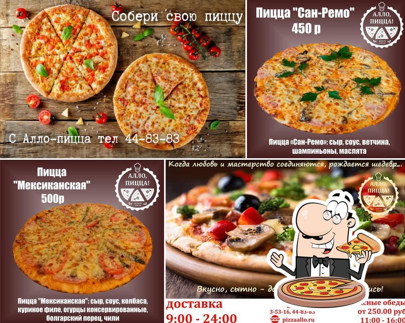 Get pizza at Allo Pitstsa