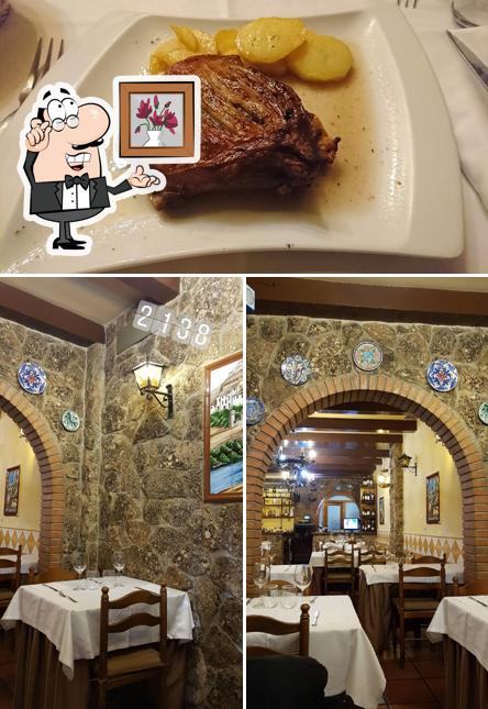 Las fotos de interior y carne en Restaurante La Brasa