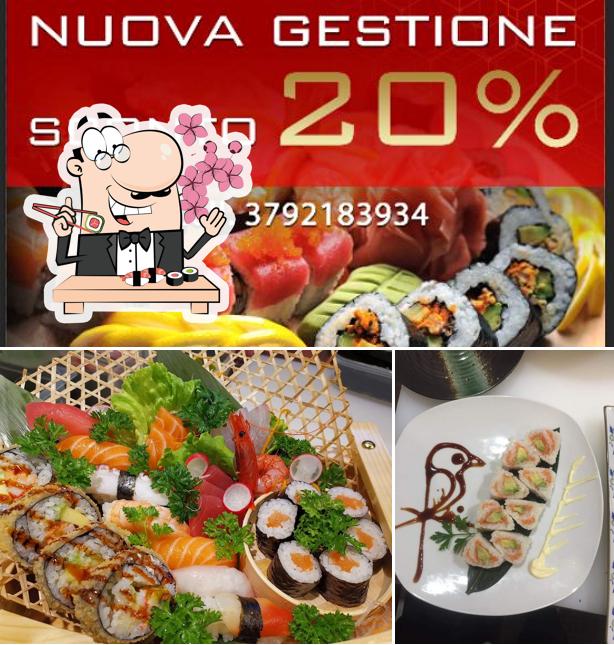 Ordina le diverse opzioni di sushi