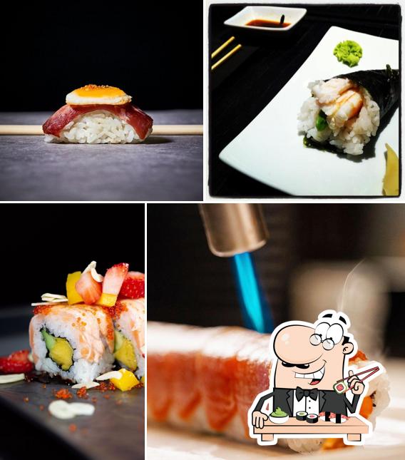 Scegli le diverse opzioni di sushi