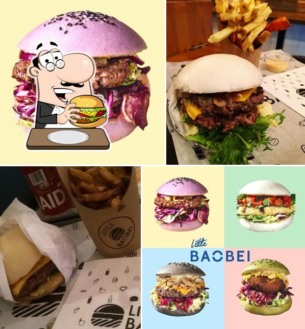 Essayez un hamburger à Little Baobei
