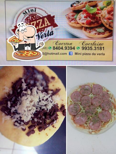 Consiga pizza no Mini pizza da verla