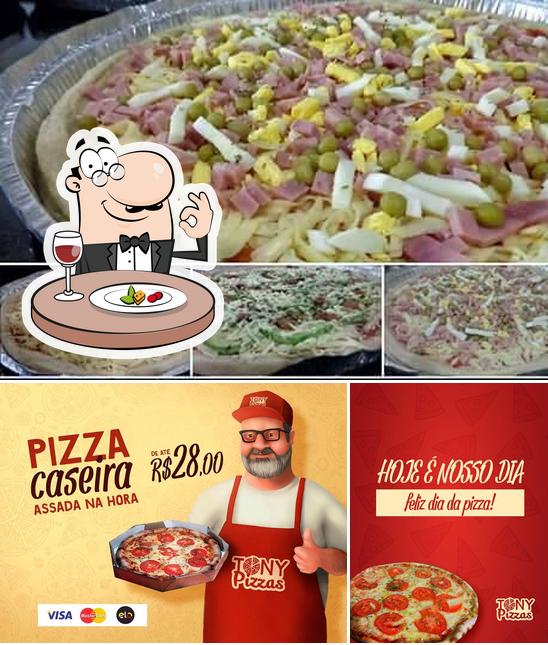 Comida em Tony Pizzas