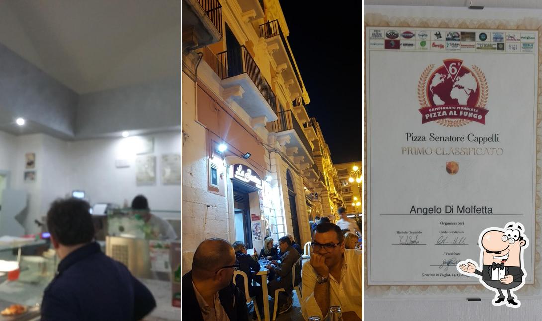 Voici une photo de Pizzeria LA FONTANA ORDINANDO.IT Bisceglie Pizzeria Domicilio - Asporto - Saletta Interna