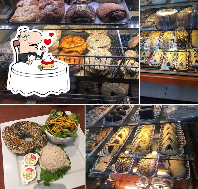 Bagel World offers a selection of desserts