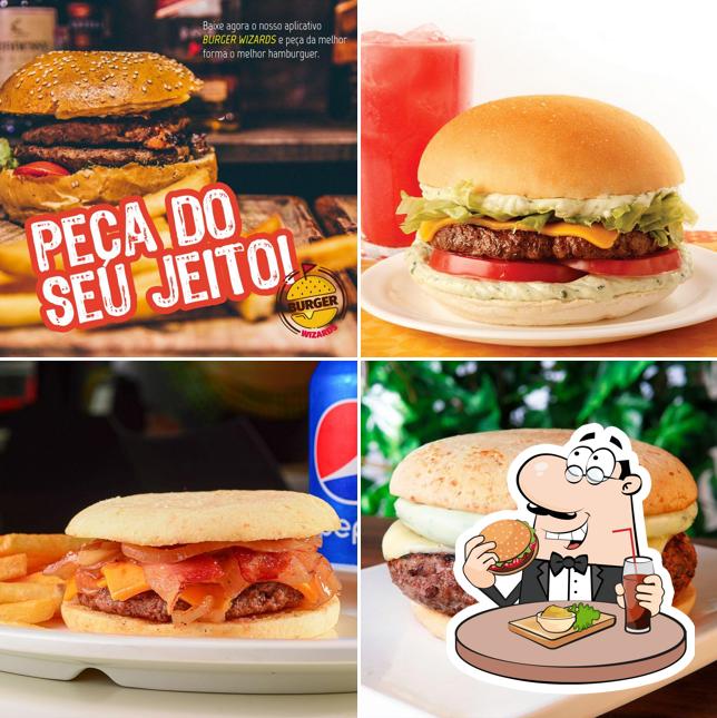 Peça um hambúrguer no Burger Wizards