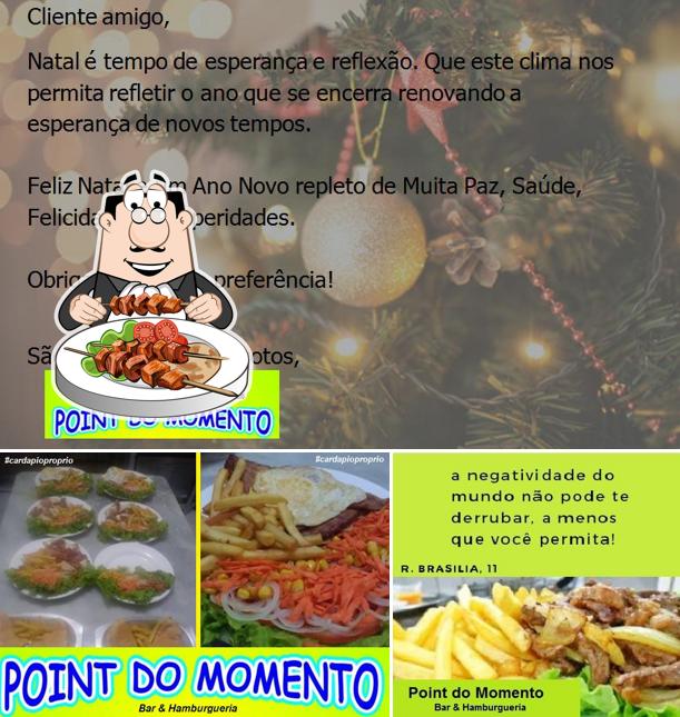 Comida em Point do Momento Bar e Hamburgueria