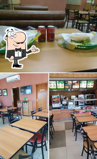 Veja imagens do interior do Subway