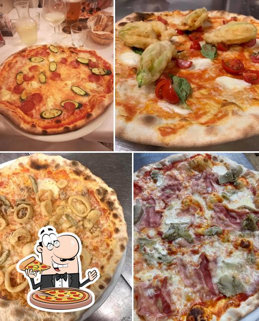 A Ristorante Al Cacciatore Da Gino, puoi goderti una bella pizza