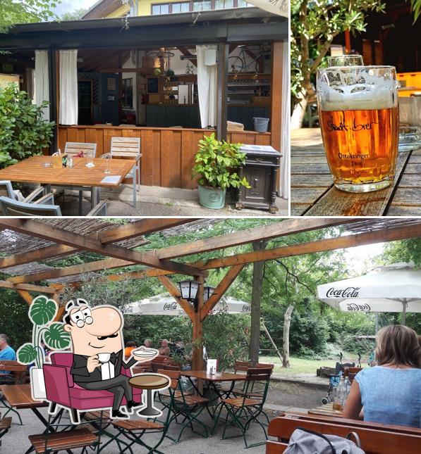 Voici l’image indiquant la intérieur et bière sur Taverne²