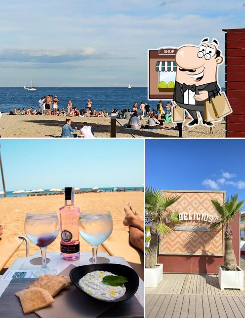 El exterior es de lo mejor que tiene La Deliciosa | Beach Bar Barcelona