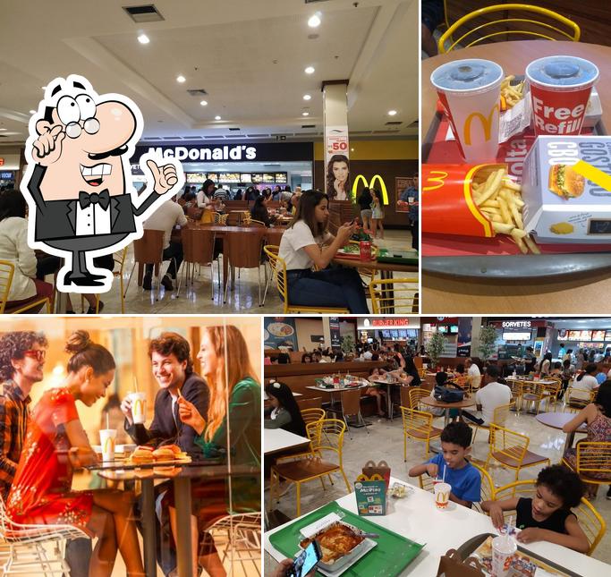 O interior do McDonald's