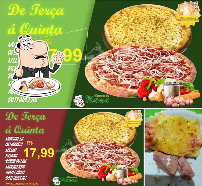 No Pizzaria da Mama, você pode pedir pizza