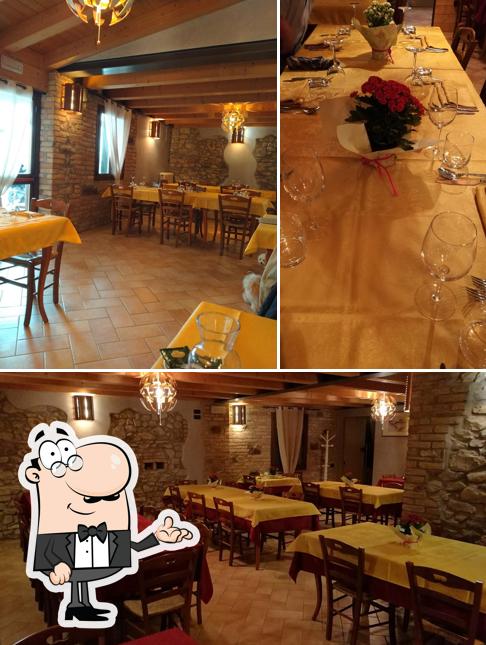 Dai un'occhiata agli interni di Trattoria Montevendevolo