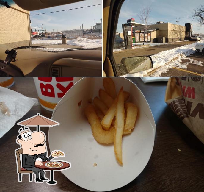 Внешнее оформление и еда - все это можно увидеть на этой фотографии из Burger King
