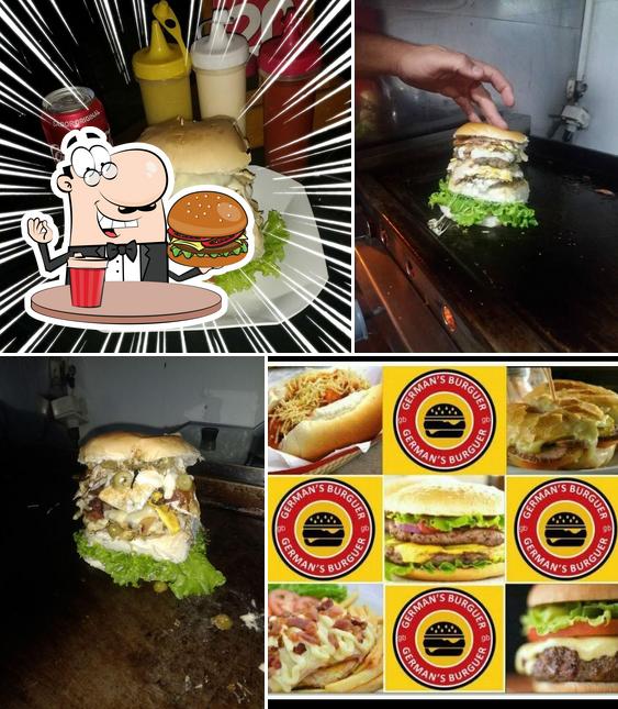 Os hambúrgueres do Germans Burguer irão satisfazer diferentes gostos