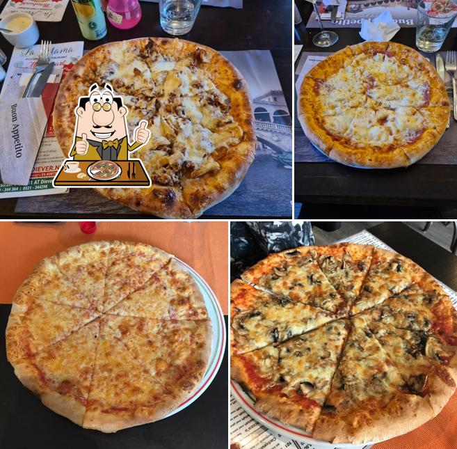 Order pizza at Pizzeria La Mama