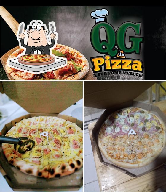 Consiga pizza no QG da PIZZA