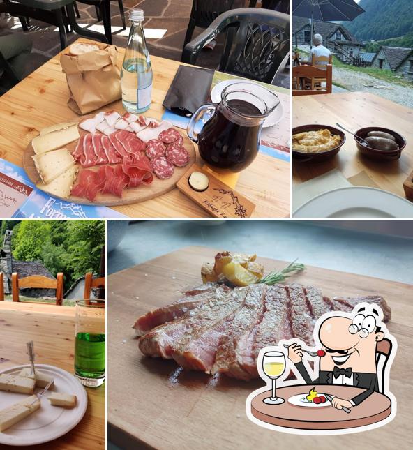Cibo al Rifugio Laurasca